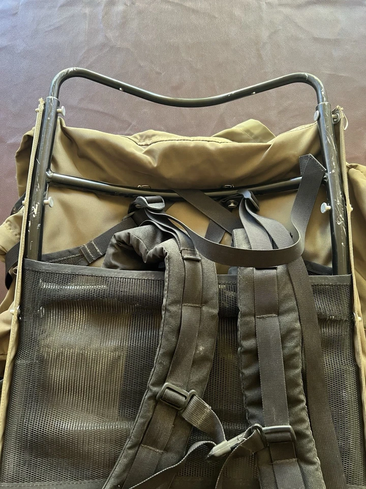 Mochila Kelty Marco Aluminio Senderismo Caza Verde Oliva De Colección Foto 4 de 4