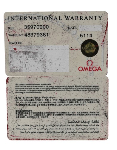 Omega SpeedMaster Moonwatch 3597.09 Mission Gemini XI 42MM Herren Anleitung - Bild 11 von 12