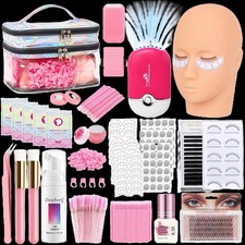 Lashes Kit for Eyelash Extension Professional Lash Mannequin Head Practice