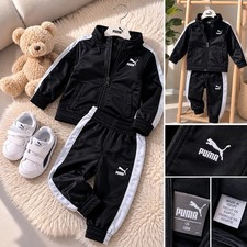 PUMA Toddler Tracksuit Set   Black/Gray   Size US 18M