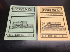 Vintage 2 Issues 1968 (3-4)  Finelines Model Railroad Magazine