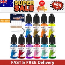 Create Unique Candles with 10 Liquid Colors: Highly Concentrated Candle Dye