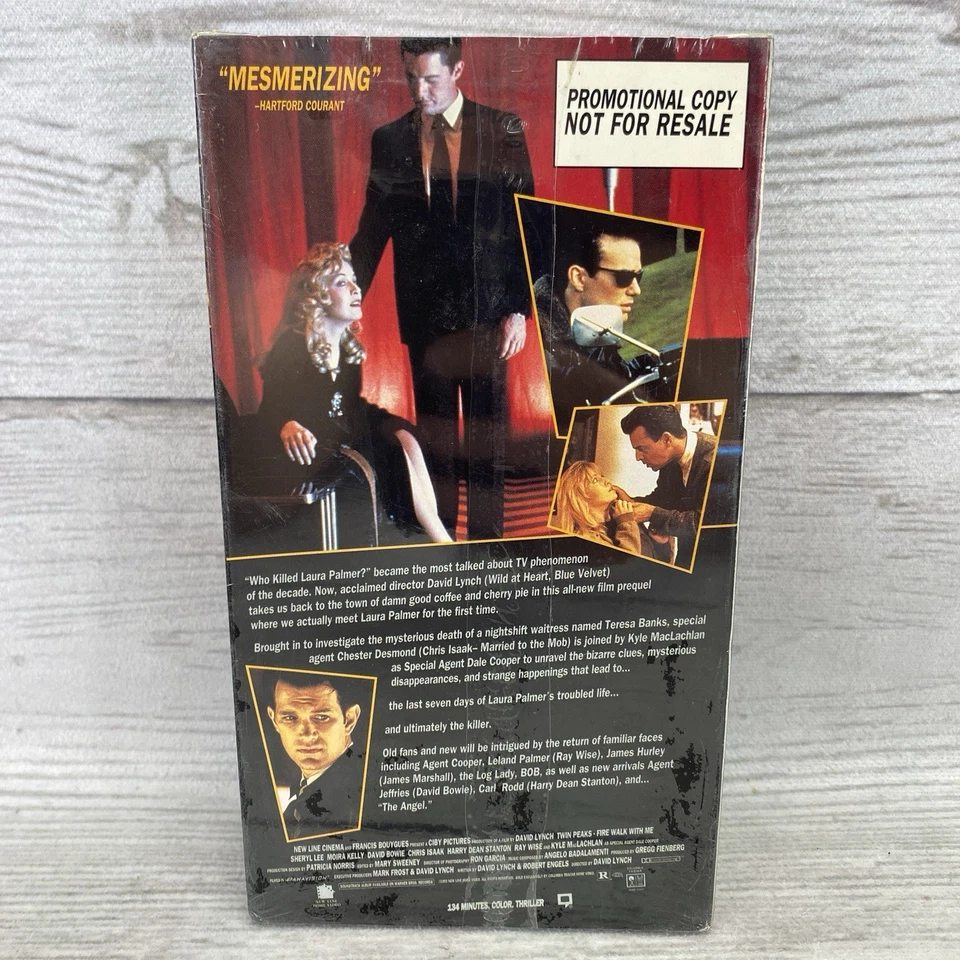 New David Lynch VHS Twin Peaks Fire Walk With Me Screener Promo Copy Promotional - Image 3 of 4