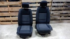 Set Driver Left Passenger Right Front Seats Black Cloth 05-07 Mustang 119271