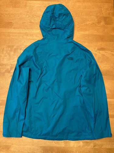 Chaqueta The North Face para mujer XL verde azulado cremallera completa con capucha impermeable Dryvent lluvia caminata - Imagen 15 de 18