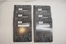 BRAND NEW MEAD COMPOSITION WIDE RULED NOTEBOOKS - 100 PAGES - PACK OF 6  