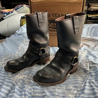 Wesco Harness Boots, Black