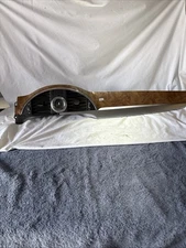 BUICK ENCLAVE OEM FRONT DASH WOOD PANEL WITH AC VENT GRILLE CLOCK 2008-2012 3