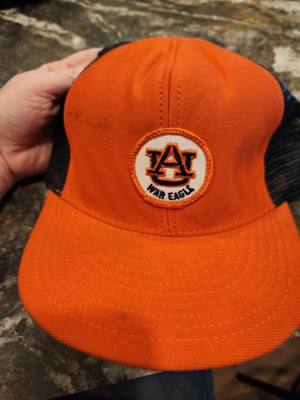 VTG Snap-a-tab Auburn Tigers NCAA Denim Hat Cap Adjustable Snapback College USA