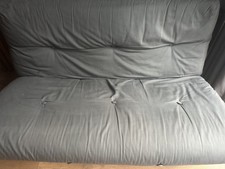 Kyoto Futon Grey Double Sofa Bed In Good Condition