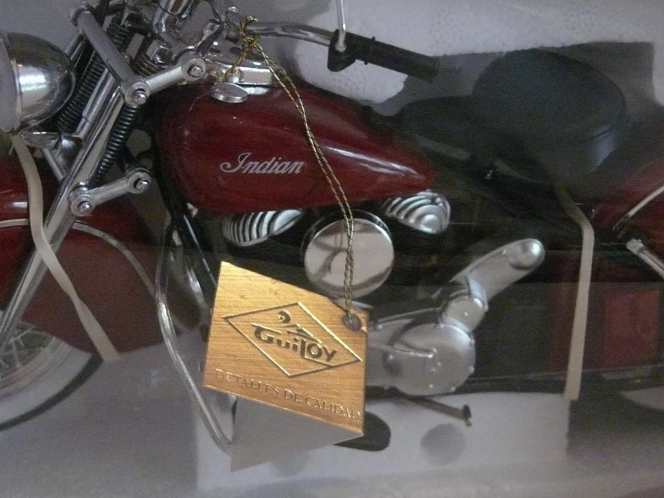 INDIAN 1948 DIE CAST MODEL in 1:10 von GUILOY, Made in Spain, Originalpackung - Bild 2 von 4