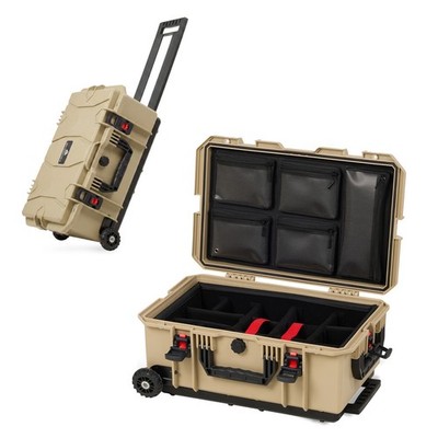 Gearantics Weatherproof Hard Case, Trolley Case with Wheels, IP67 Waterproof