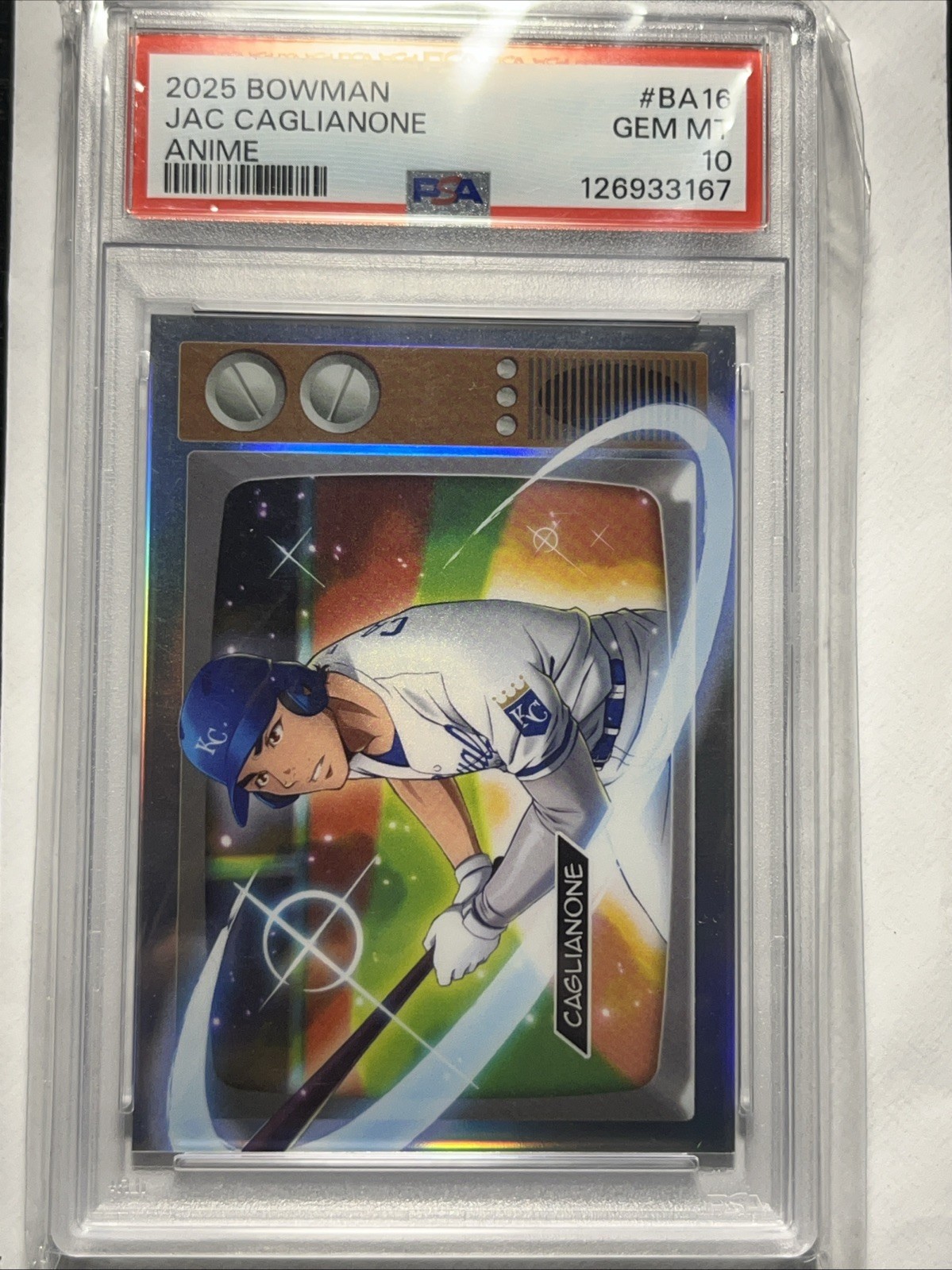 2025 Bowman Jac Caglianone Anime #BA-16 Royals