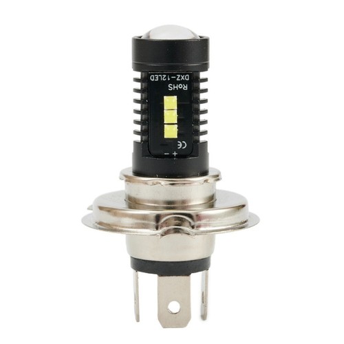Car Lights 1pc 6000K 60W 9003 COB Conversion H4 High/Low Beam Pure White - Picture 2 of 12