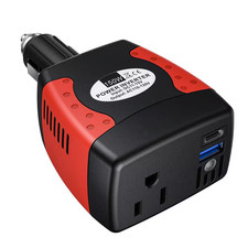 150W Car Power Inverter, DC 12V to 110V AC Converter with PD 30W QC 3.0 18W USB