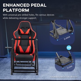 Supllueer G920 Stable Racing Sim Cockpit &Gaming Seat Fit Fanatec Logitech G923