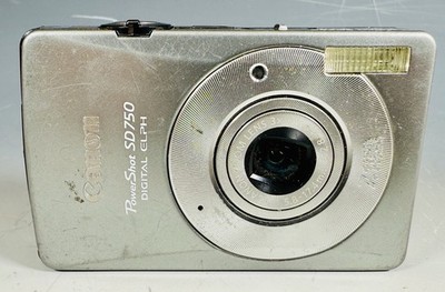Canon PowerShot SD750 Digital ELPH 7.1 MP Camera Silver - NO