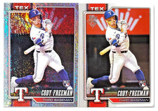 2026 Topps Series 1 Cody Freeman Rookie Lot Holo Foil + Base RC Rangers