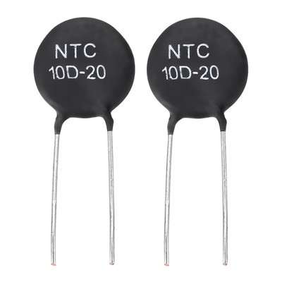 2 Pcs NTC 10D-20 10 Ohm MF72 Power Direct Heat Type Negative Temperature Coeffic