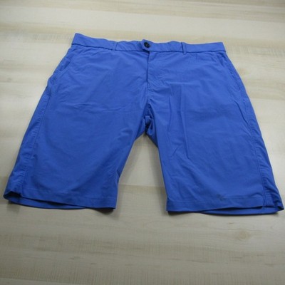 Greyson Shorts Mens 38 Blue Tech Chino Stretch Outdoor Performance Active
