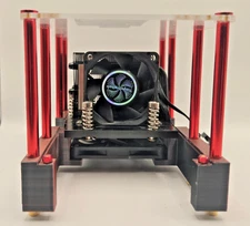 Zyber 8G Bitcoin Crypto ASIC Miner Rig Frame Heatsink (Graphene) Fans (No MINER)