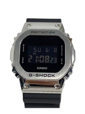 CASIO Quartz Watch G SHOCK Digital Black Silver SS
