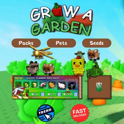  Roblox GROW A GARDEN | GAG Items - Pets & Bundle & Packs & Seeds & Gear Cheap