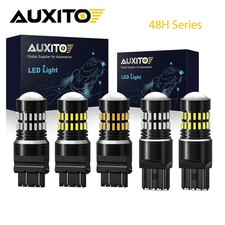 Auxito 3157 3757 Led Front Turn Signal Light Bulb Error Free Amber 3000k6500k