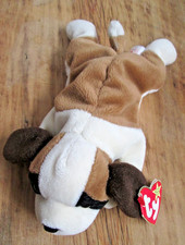 TY Beanie Baby Bernie the St. Bernard 1996 PVC Pellets Puppy Dog w/ Tag Retired