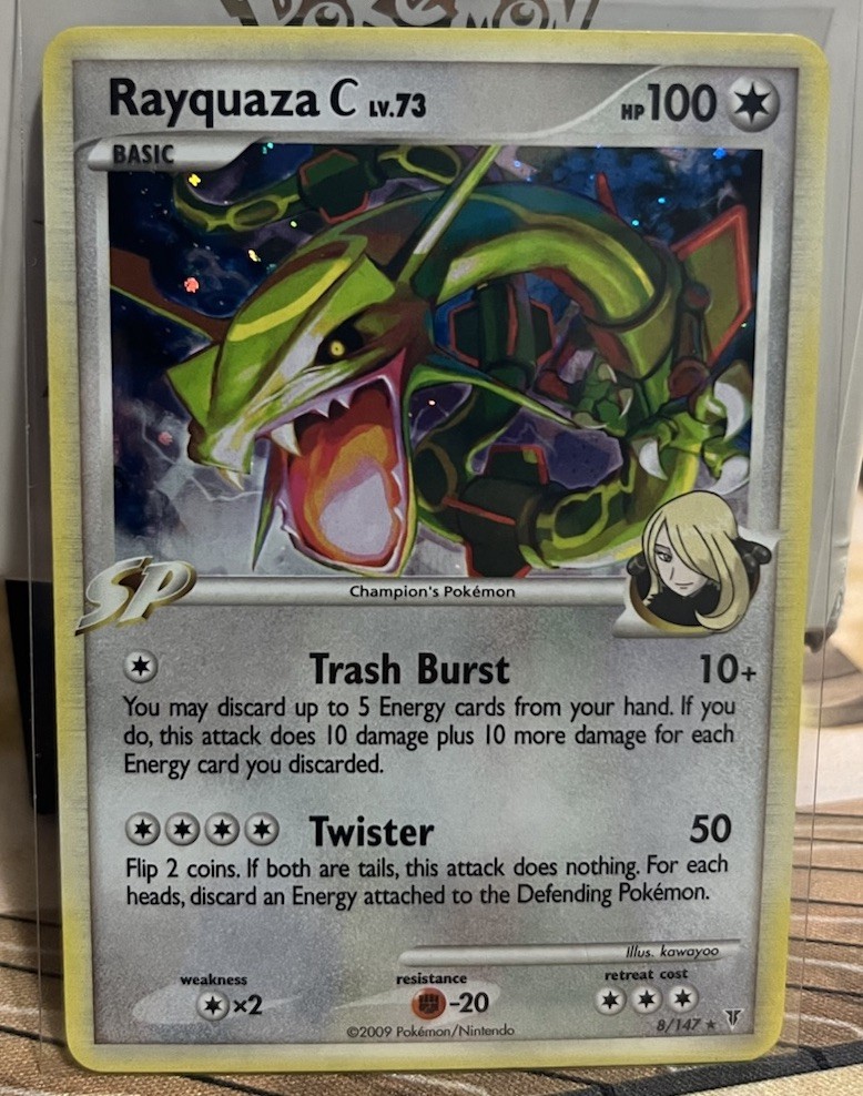 Pokemon Rayquaza C Holo Supreme Victors 8/147 NM/LP