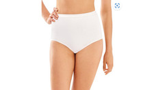 Bali Full-Cut-Fit Stretch Cotton Brief White Size XL 0508