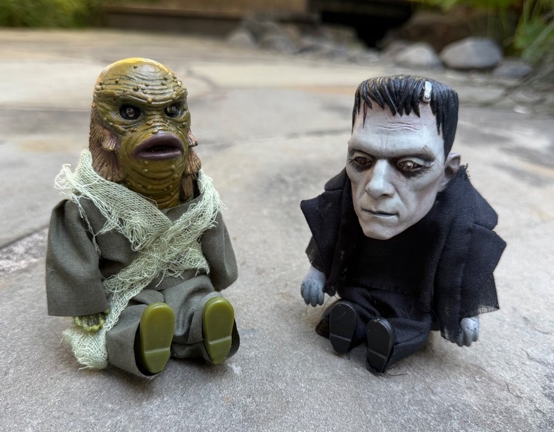 Universal Monsters - Screamers - Frankenstein and Creature - Custom Painted