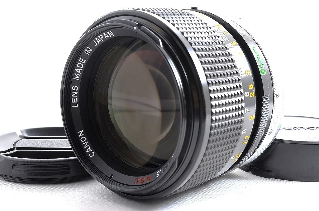 ★良品★キヤノン Canon FD 85mm F1.8 SSC S.S.C. TOP MINT】CANON FD 85mm F/1.8 S.S.C. SSC MF Portrait Lens FD