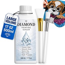 Diamond Painting Sealer Kit, 17 Oz Clear Finish for Art 17 oz,