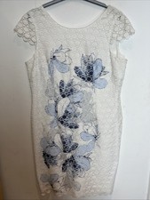 Ladies Jacques Vert Lace Dress Size 20 - Occasion Wedding Races Cruise 