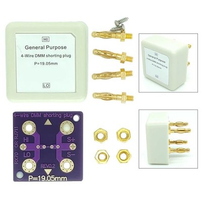 Comprehensive Testing Solution 4 Wire Short Socket for Digital Multimeters