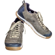 Oboz Bozeman Low Top Suede Hiking Sneakers Men  s SZ 12 Grey Navy Casual GUC