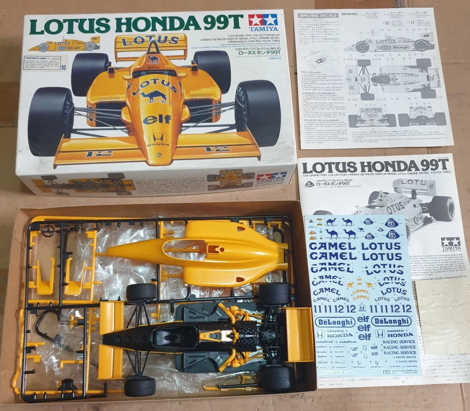 Tamiya  1/20 Lotus Honda 99T     - raro -  NUOVO - Immagine 3 di 3