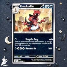 Krookodile Reverse Holo 66/94 Phantasmal Flames Pokemon TCG Card Art Ryuta Fuse