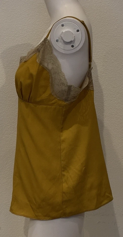 Rodarte para Target Y2K Babydoll Encaje Ribete Cami Talla L Capa Grunge Coqueta Foto 3 de 4