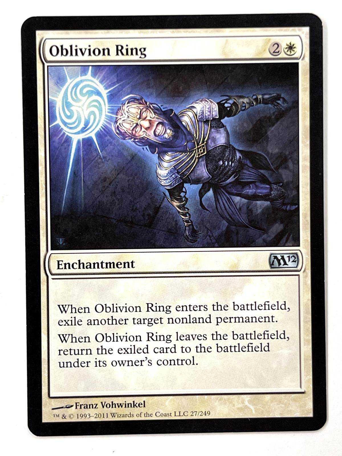 Oblivion Ring 27 Uncommon Magic 2012 (M12) Magic: The Gathering LP