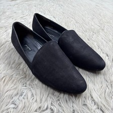 Paul Green Women's UK 6 US 8.5 Black Nubuck Leather Loafer Classic Preppy