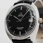 **NEAR MINT** Vintage OMEGA Seamaster COSMIC TOOL.107 Automatic Black 34mm Men's
