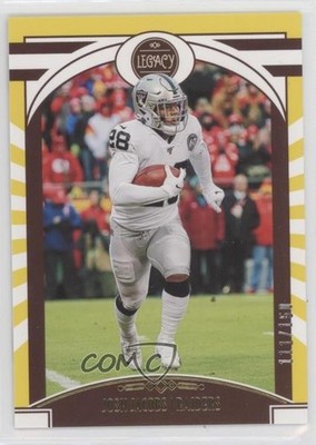 2020 Panini Legacy Yellow 111/150 Josh Jacobs #43 uk2