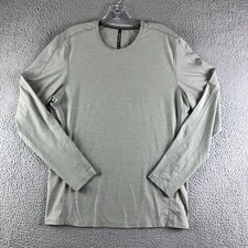 Ten Thousand The Versatile Shirt Men Medium Gray Long Sleeve Performance