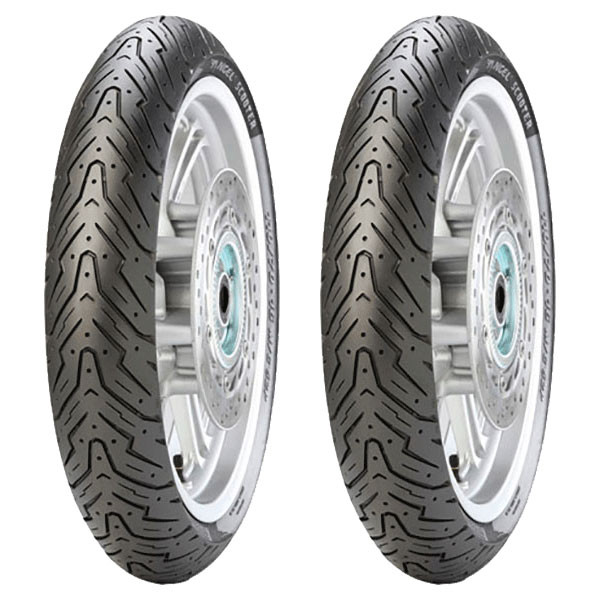 TYRE PAIR PIRELLI 110/90-12 64P + 120/80-16 60P ANGEL SCOOTER