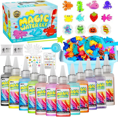 #ad #ad Magic Water Toy Elf KitAqua Fairy Water Gel Kit 12 Magic Gels amp;12 Molds Make Yo $26.59