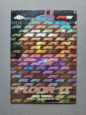 2025 Topps Chrome F1 LogoFractor Nigel Mansell Floor It Rose Gold Refractor 1/1