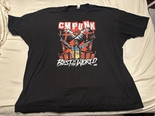 CM Punk Shirt WWE ROH AEW Straight Edge Drug Free Hardcore XXX