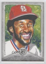 2019 Topps Museum Collection Canvas Reproduction Ozzie Smith #CC-43 HOF 04br